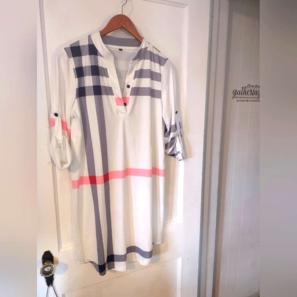 Women's stripped dress - Picture 1 of 9